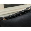Luxury Chinchilla Faux Fur Gilded Black Pillow (22 In. x 22 In.) - 2 of 4