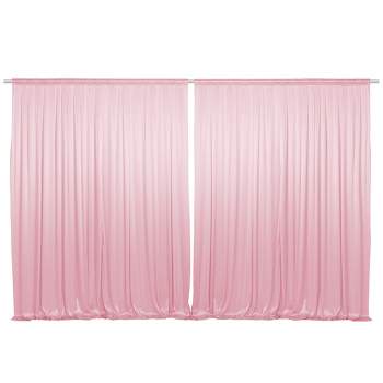 Lann's Linens (Set of 2) Photography Backdrop Curtains - Tall Backgrounds for Wedding, Party or Photo Booth