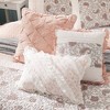 Sapphtopaz 6-Piece Cotton Percale Quilt Set, Cottage Shabby Chic Bedding with Reversible Design, Shams & Decorative Pillows, OEKO-TEX Certified - 2 of 4