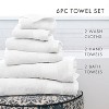 6 Piece Bath Towels Set, 100% Super Plush Premium Cotton - Becky Cameron - 2 of 4