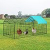 BestMassage Chicken Coop Outdoor Pet Playpen Chicken Run Rabbit Cage with Weatherproof Cover - 2 of 4