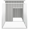 vidaXL Rabbit Cage Anthracite Galvanized Steel 78.7x35.8x39.4 in - Gray - 4 of 4