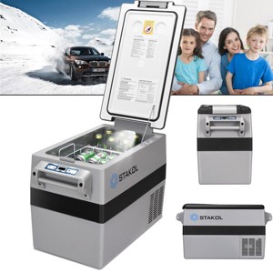 44 Quarts Portable Electric Car Cooler Refrigerator/Freezer Compressor for RVs Camping - 1 of 4