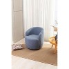 CAVINAS 360 Degree Swivel Chairs, Fabric Barrel Chair, Swivel Accent Chair, Single Sofa Chair, Round Armchair for Living Room, Bedroom - 2 of 4
