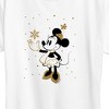 Women's - Disney - Minnie Snowflakes Short Sleeve Graphic T-Shirt - 2 of 4