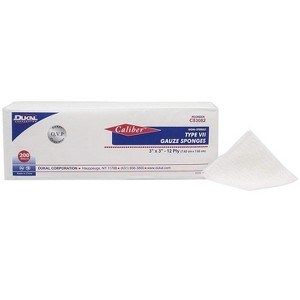 Dukal Gauze Sponge 12 Ply Non-Sterile 3"X3", 200 Count - 1 of 2