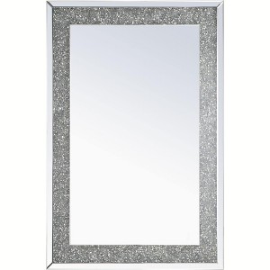 Elegant Lighting 31.5 Inch Rectangle Crystal Mirror In Clear Finish - 1 of 4