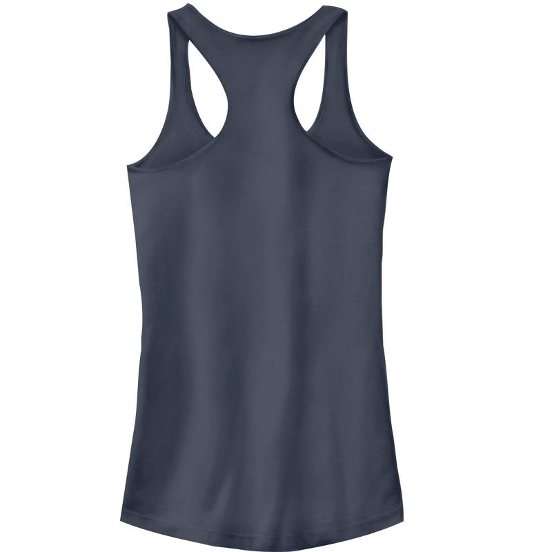 Juniors Womens Peaceful Warrior Moon Phases Racerback Tank Top, 2 of 4