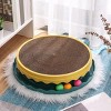 Racxily Compass Cat scratching Tray Cat scratching board, Cat scratching board with Ball, Interactive training Exercise Mouse Toys with Ball - 2 of 4