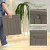 50 Gallon Resin Deck Box, Lockable Waterproof Ourdoor Storage Container for Pool Accessories, Patio and Garden - 4 of 4