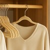 10-Pack Non-Slip Velvet Hangers – Slim Flocked Hangers for Shirts & Coats , Space-Saving and Elegant Closet Organizers - 2 of 3