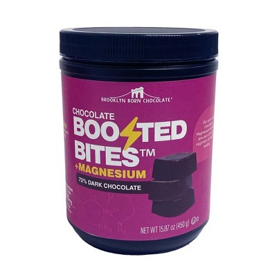 Brooklyn Born Chocolate Dark Chocolate Boosted Bites Magnesium - 15.87 oz