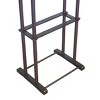 Proman Products Sakura Twin Valet with Wooden Hanger, Trouser Bar & Tie Bar, Walnut - 3 of 4