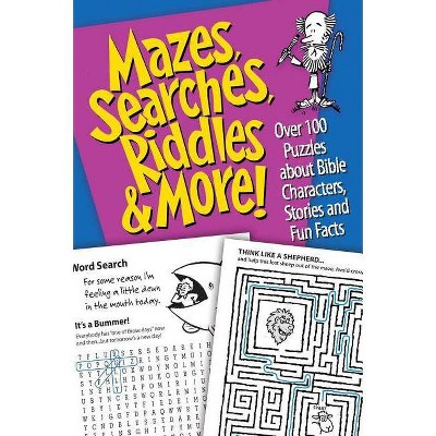 Mazes, Searches, Riddles & More - by  Product Concept Mfg Inc (Paperback)