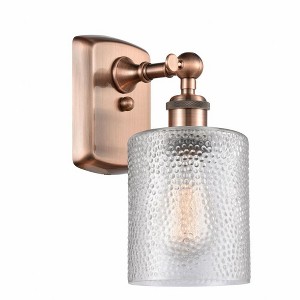 Cobbleskill - 1 Light Wall Sconce In Industrial Style-9 Inches Tall and 5 Inches Wide - 1 of 1