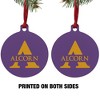Alcorn Primary Logo Aluminum Holiday Christmas Tree Ornament - 2 of 4