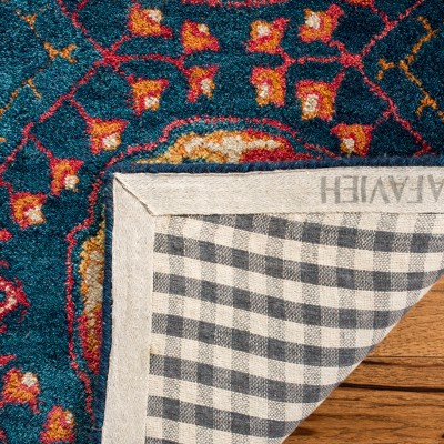 Elegant Heritage Red Wool 6' x 6' Square Hand-Tufted Area Rug