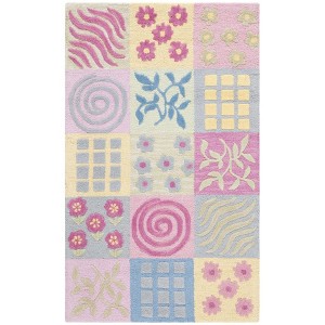 Safavieh Kids SFK356 Hand Tufted Indoor Rug - Safavieh - 1 of 4