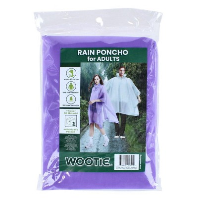 CTM Waterproof Reusable Rain Pullover by Wootie, Purple — фото 4