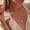 14K Gold Double-Sided Heart Necklace - Valentine's Gift for Wife/Mom, Dainty Gold Jewelry - 2 of 4