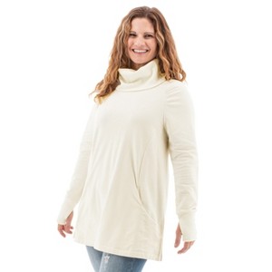 Aventura Clothing Women's Salerno Long Sleeve Turtleneck Blouse - 1 of 4