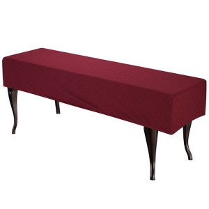 Unique Bargains Stretch Anti-Dust Protecting Dining Chair Slipcovers for 42" - 54" Bench - 1 of 4