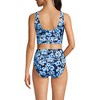 Lands' End Women's Tugless Tankini Top and High Waisted Bottom Swimsuit Set - 2 of 3