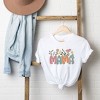 Simply Sage Market Women's Mama Flowers Colorful Short Sleeve Graphic Tee - 3 of 3
