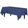 Crown Premium Quality Plastic Tablecloth 54 Inch. x 108 Inch. Rectangle - 6 Pack - 2 of 4