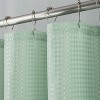 RT Designer Collection Bento Waffle Jacquarduard Shower Curtain 70" x 72" Sage - 3 of 4