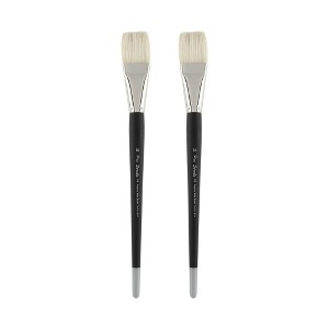 Creative Mark Pro Stroke Premium White Chungking Hog Bristle Artist Paint Brush - Bright - Natural Bristle Brush w/ Great Control Suitable for Oils, - 1 of 4