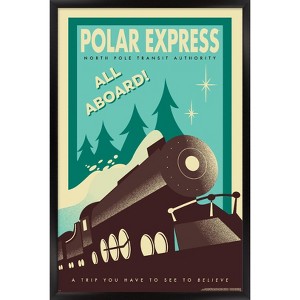 Trends International The Polar Express - All Aboard Framed Wall Poster Prints - 1 of 4