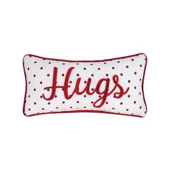 C&F Home 6" x 12" Hugs Dot Petite Valentine's Day Decorative Throw Pillow