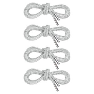 Unique Bargains Fashion Diamond Crystal Shoe Laces with Net for Sweatpants Shorts 4 Pcs - 1 of 4