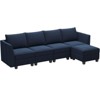 Belffin 5-Piece L-Shaped Sectional – 1500lb Capacity & Pet-Resistant Storage System - 3 of 4