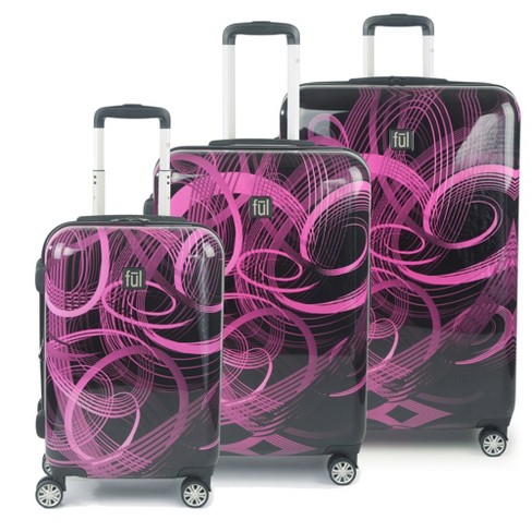 Hello Kitty x FUL 3-Piece Hardshell Luggage Set in Pink