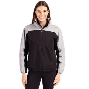 Cutter & Buck Charter Eco Recycled Womens Anorak Jacket - 1 of 2