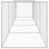vidaXL Chicken Cage Galvanized Steel with Roof– Anthracite, Sturdy Coop, 158.7"x38.6"x35.4", Mesh Design, Weather-Resistant, Secure Locking Mechanism - 4 of 4