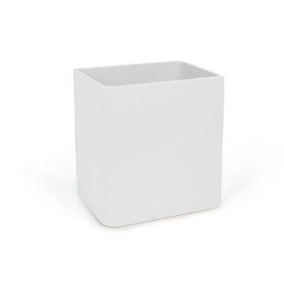 Lacquer Wastebasket White - Cassadecor