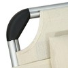 Resenkos Folding Lounge Chair Outdoor 5-Level Reclining Chaise Lounge Chair Outdoor Camping Tanning Chair, - 4 of 4
