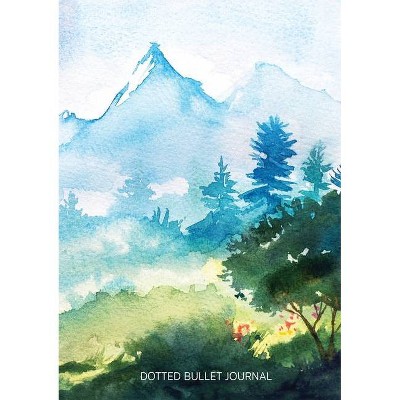 Watercolor Hillside - Dotted Bullet Journal - by  Blank Classic (Paperback)