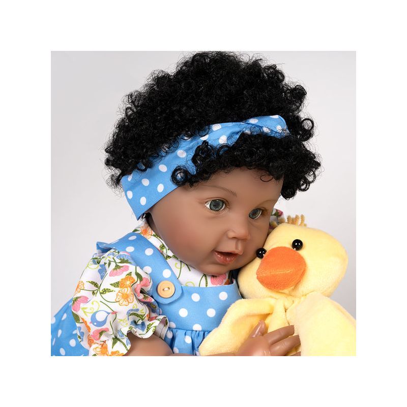 Paradise Galleries Realistic Toddler Girl Doll - Lucky Ducky, 20 inches in SoftTouch Vinyl, 6-piece Doll Gift Set, 4 of 7