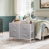 Dresser with 5 Drawers, Wide Fabric Chest with Drawer Organizers for Bedroom, Closet, Hallway - 4 of 4