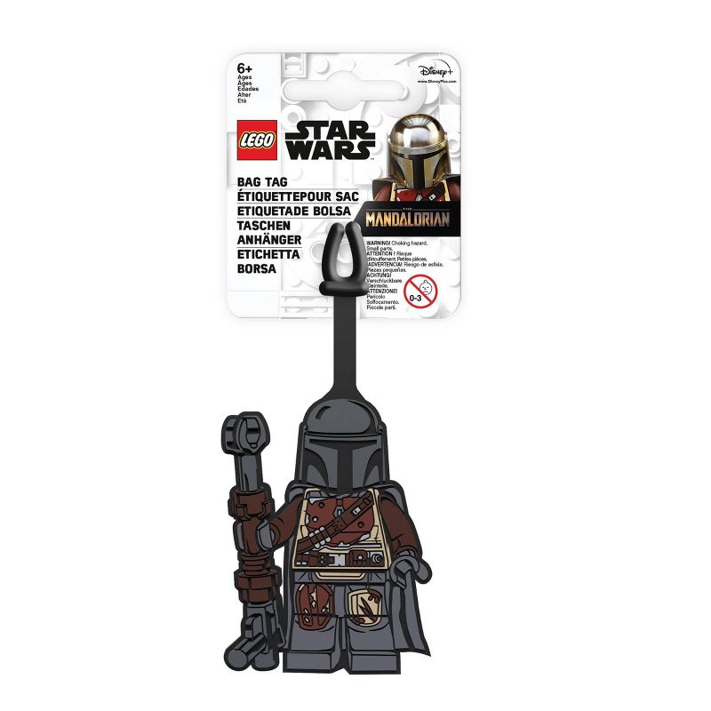 LEGO Star Wars Lightsaber Gel Pen Black Ink with Mandalorian Bag Tag and Keychain Gift Set, 2 of 15