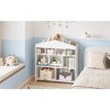 Wooden Kids Bookshelf – House-Shaped Bookcase with Toy Storage, Sturdy Nursery & Playroom Organizer - 4 of 4