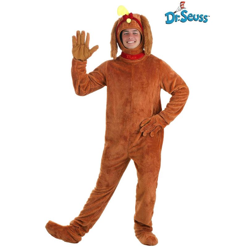 HalloweenCostumes.com Dr. Seuss The Grinch Max Costume for Adults, 3 of 8
