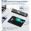 Itopfox Desk Clamp Power Strip with USB C Fast Charging, 40W Total, 4 PD 20W USB C Ports, Desk Edge Mount Surge Protector, 5 Outlets, ETL Listed - 2 of 4