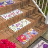 Evergreen Trailing Vines Sassafras Indoor Outdoor Switch Doormat 1'10"x10" Multicolored - 4 of 4
