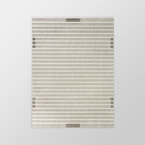 7'10"x10' Uniform Stripe Outdoor Rug Cream - Threshold™ - 1 of 4
