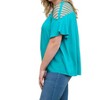 Women's Bohemian Strappy Top - Plus - entro - 2 of 4